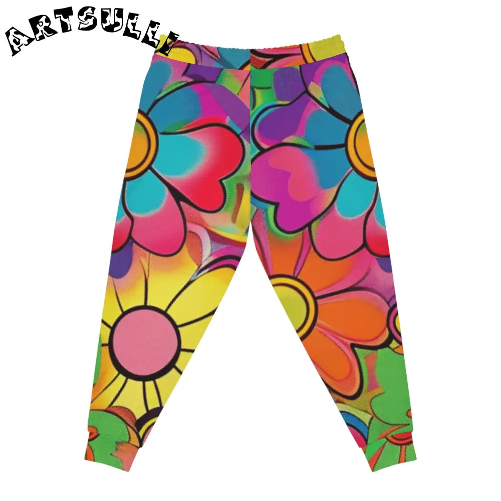 JAKKOUTTHEBXX Chromatic Daisy Dream Athletic Joggers (AOP)