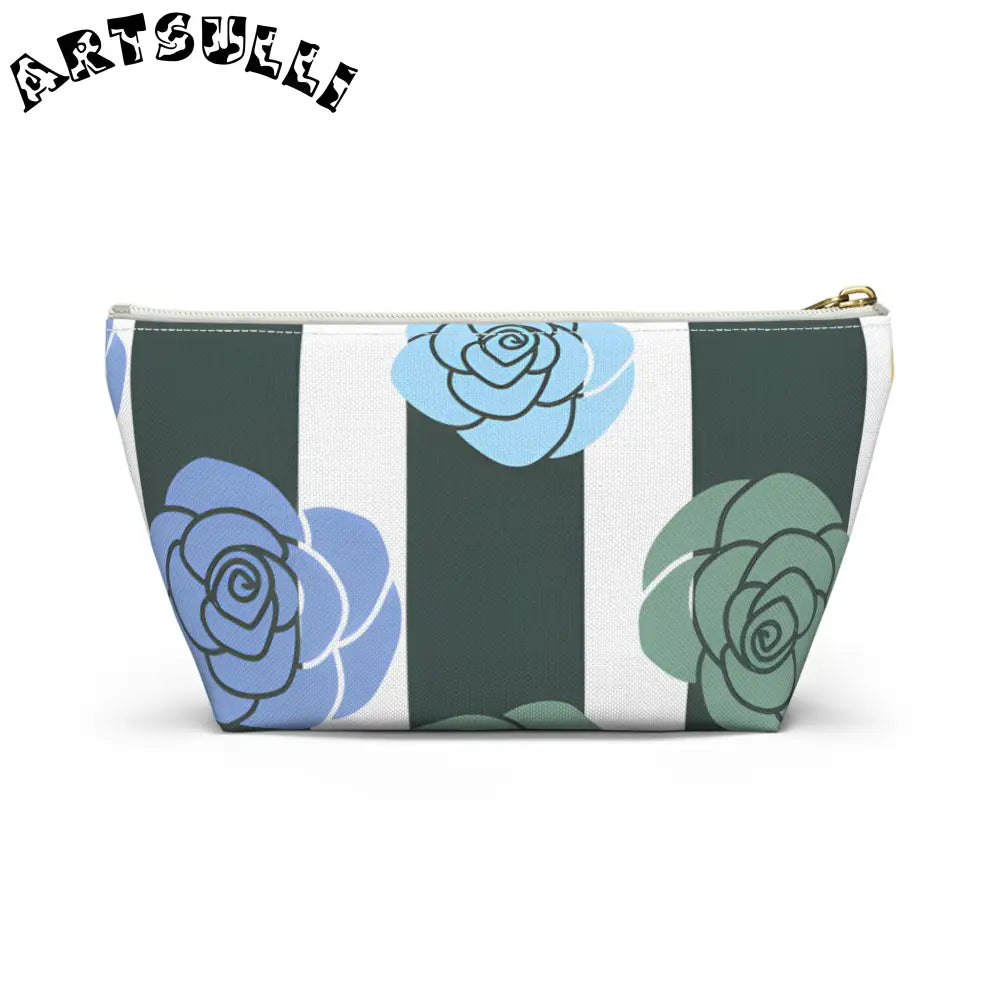 JAKKOUTTHEBXX Stripes x Roses Black and White Accessory Pouch w