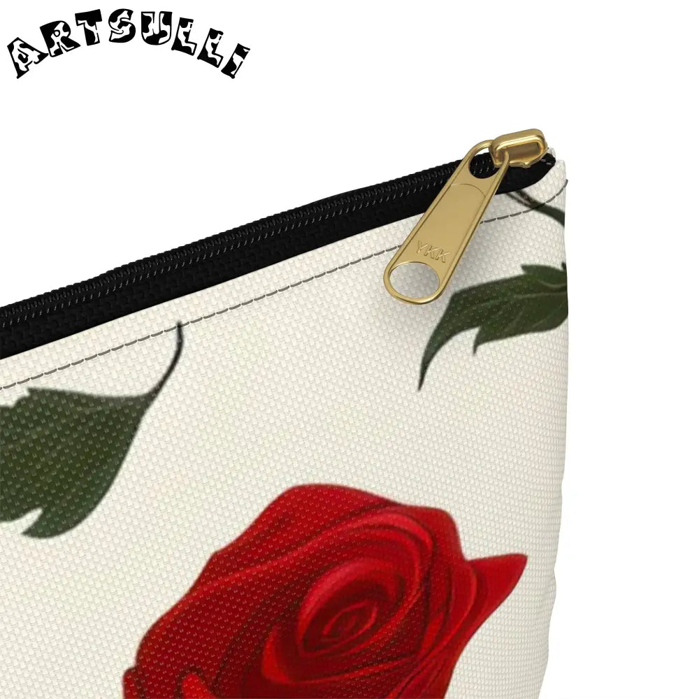 JAKKOUTTHEBXX Red Roses Accessory Pouch JAKKOUTTHEBXX Artsulli - Art