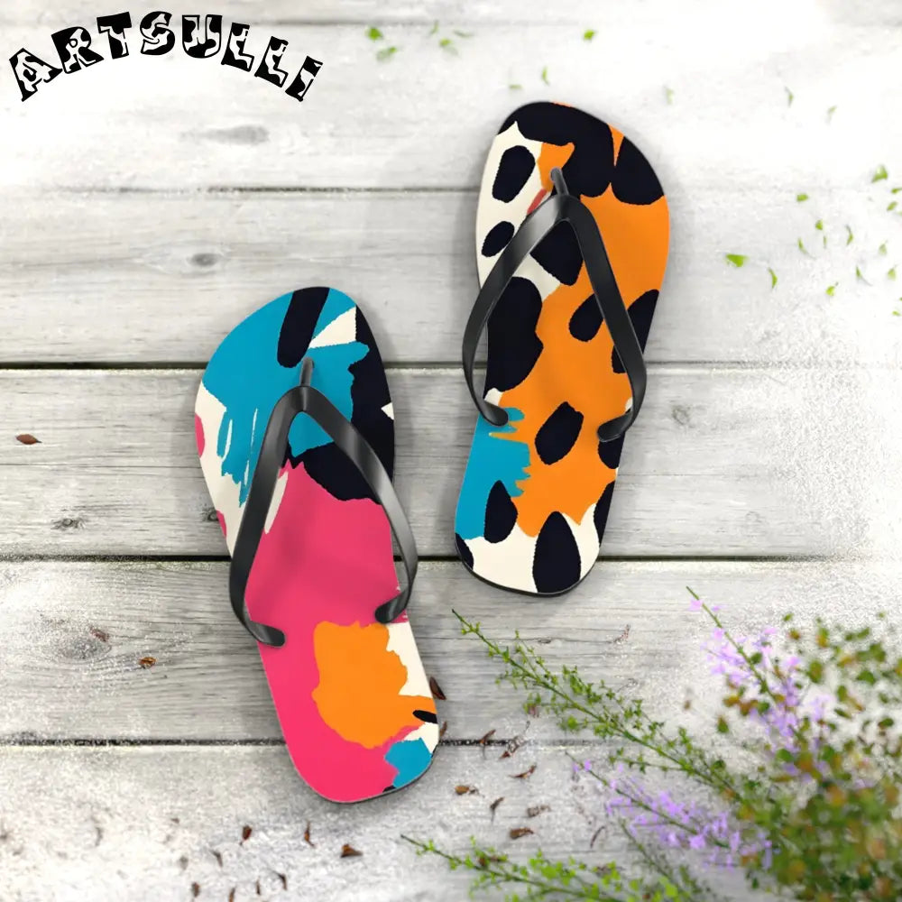 JAKKOUTTHEBXX Wild Brush Strokes x Animal Print Multi-Color Flip