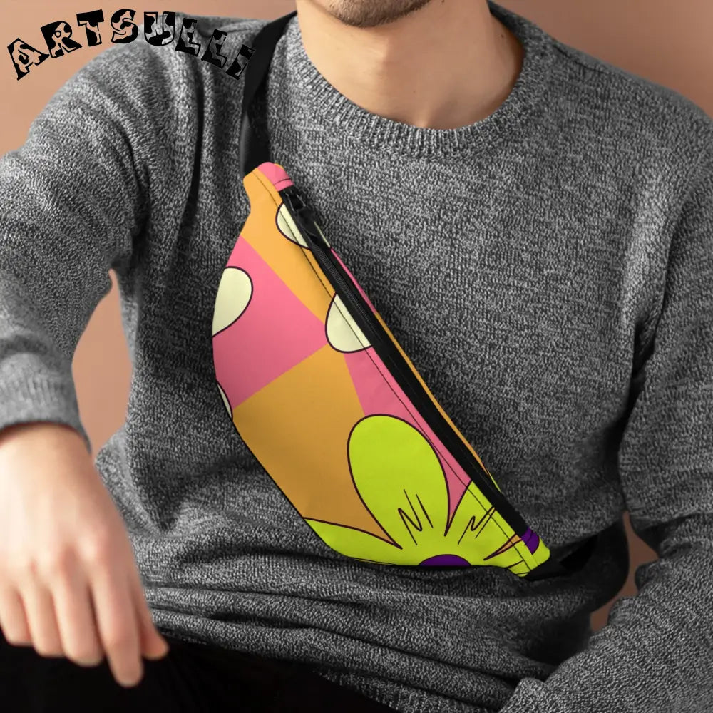 JAKKOUTTHEBXX Trippy Sour Face Rave Fanny Pack JAKKOUTTHEBXX