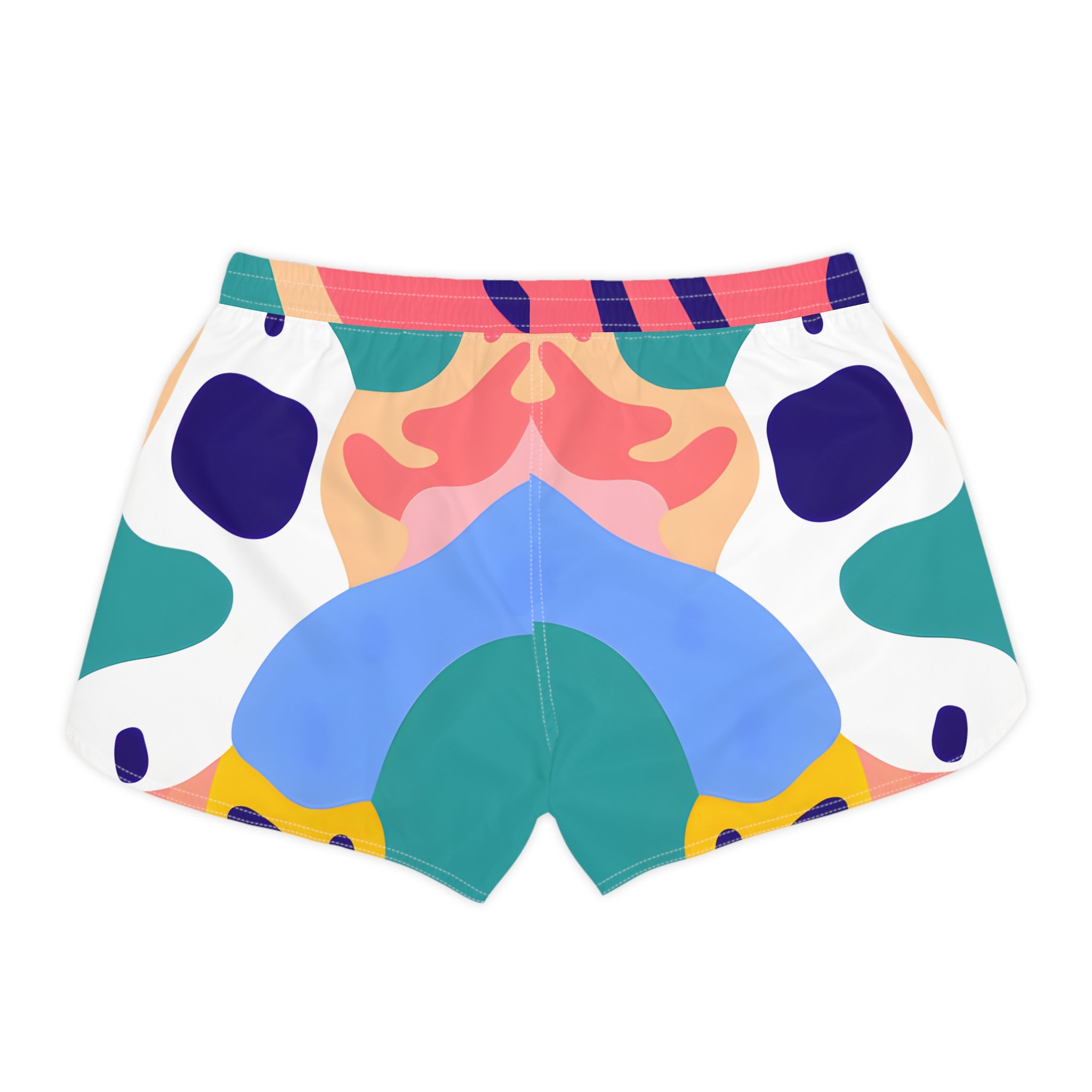 Lush Risograph Jungle Women's Casual Shorts (AOP), Artsulli - Art is Long, Life is Short, All Over Prints, , , , , , , 