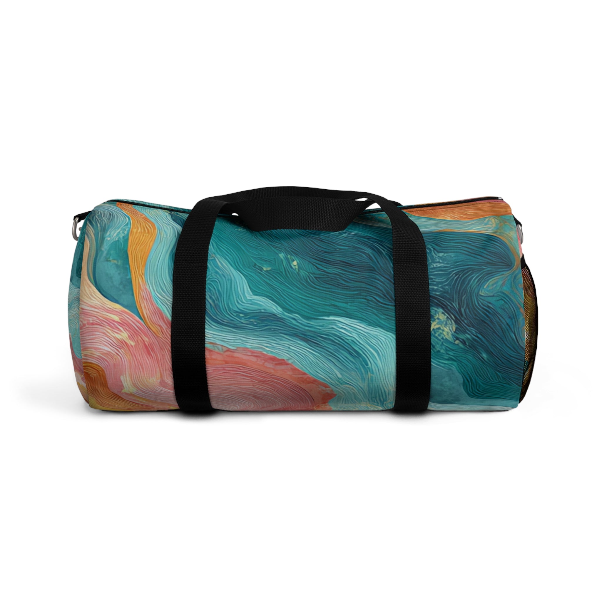 Liquid Marble Spill Duffel Bag, Artsulli - Art is Long, Life is Short, Bags, Size, Small, , , , , 10715570260865976779