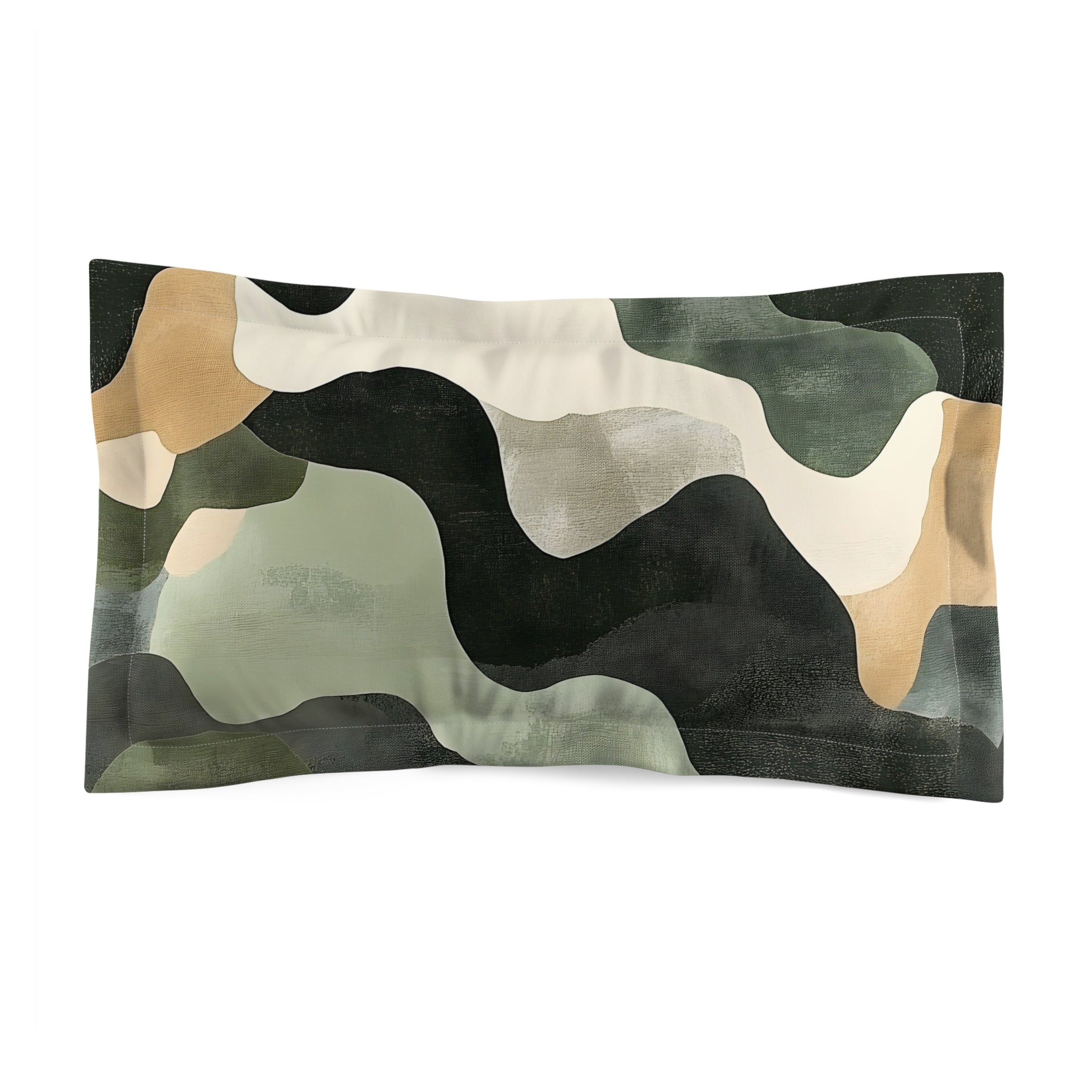 Camo Art Microfiber Pillow Sham, Artsulli - Art is Long, Life is Short, Home Decor, Size, King, , , , , 13485078352747