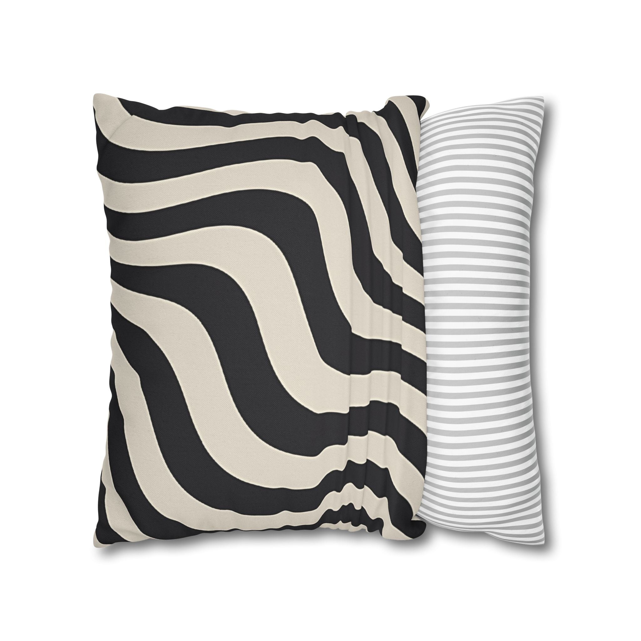 Spun Polyester Square Pillowcase