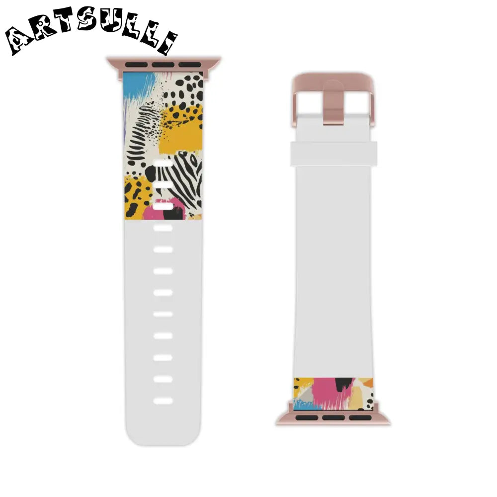 JAKKOUTTHEBXX Rae Zebra Rhapsody Watch Band for Apple Watch