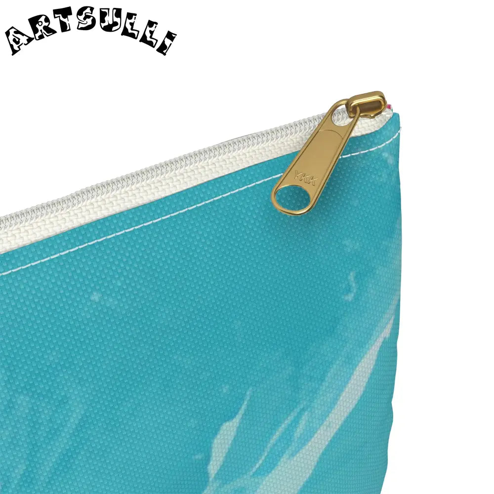 JAKKOUTTHEBXX The Great Pastelwave Pink and Blue Accessory Pouch