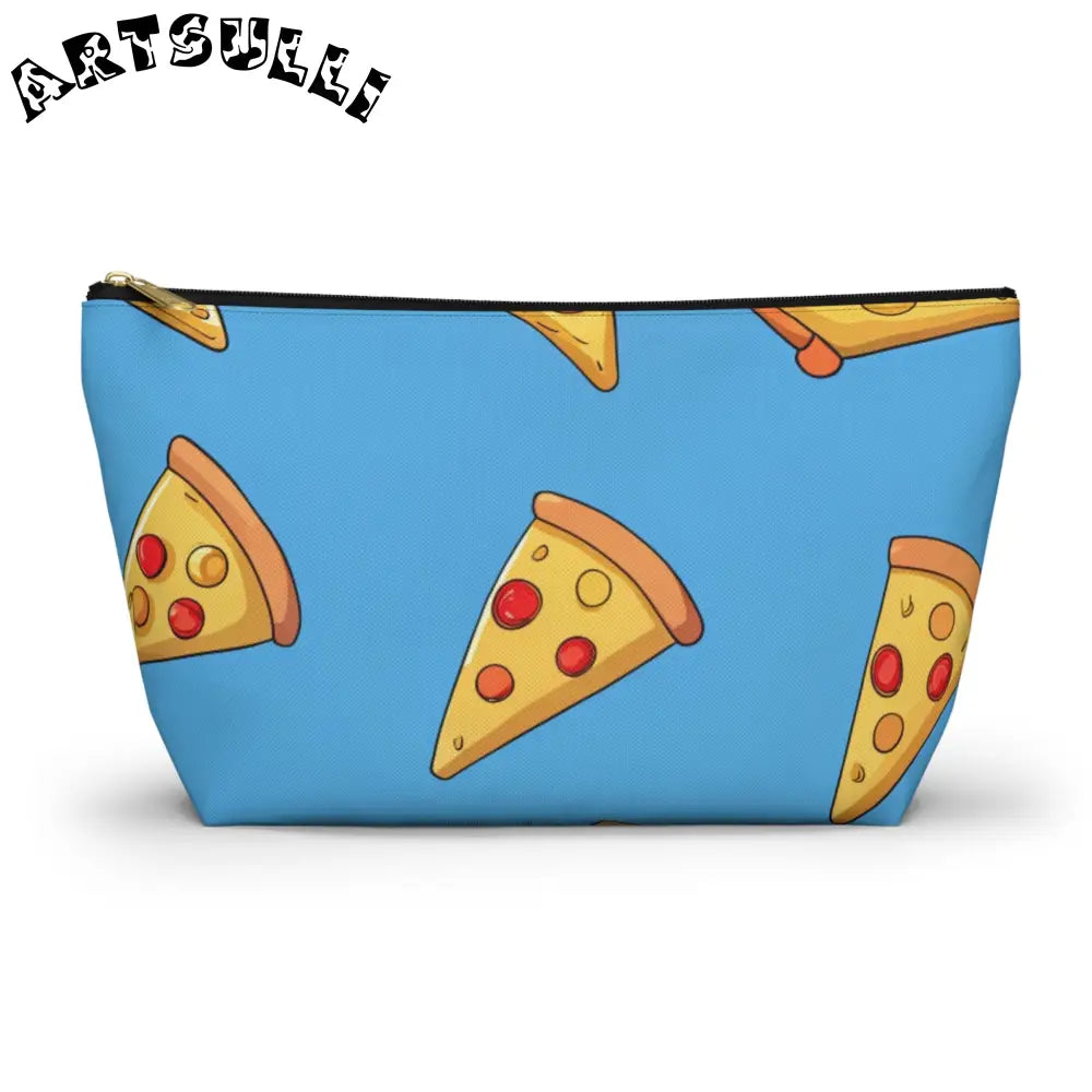 JAKKOUTTHEBXX Blue Pizza Dreamscape Accessory Pouch w T-bottom
