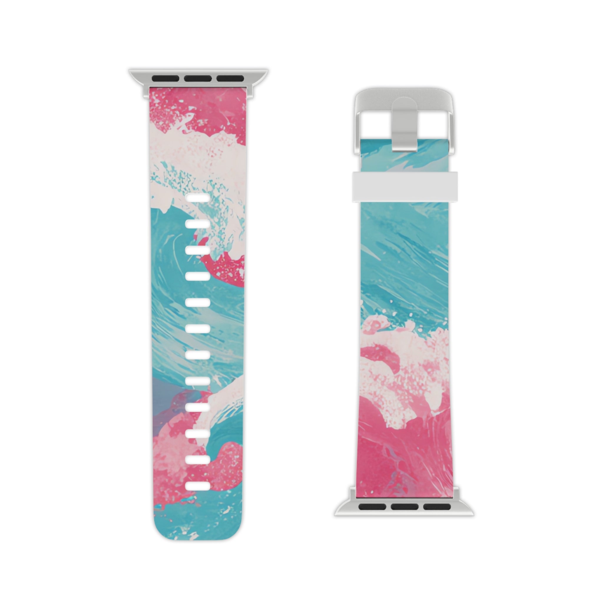 The Great Pastelwave Pink and Blue Watch Band for Apple Watch, Artsulli - Art is Long, Life is Short, Accessories, , , , , , , 