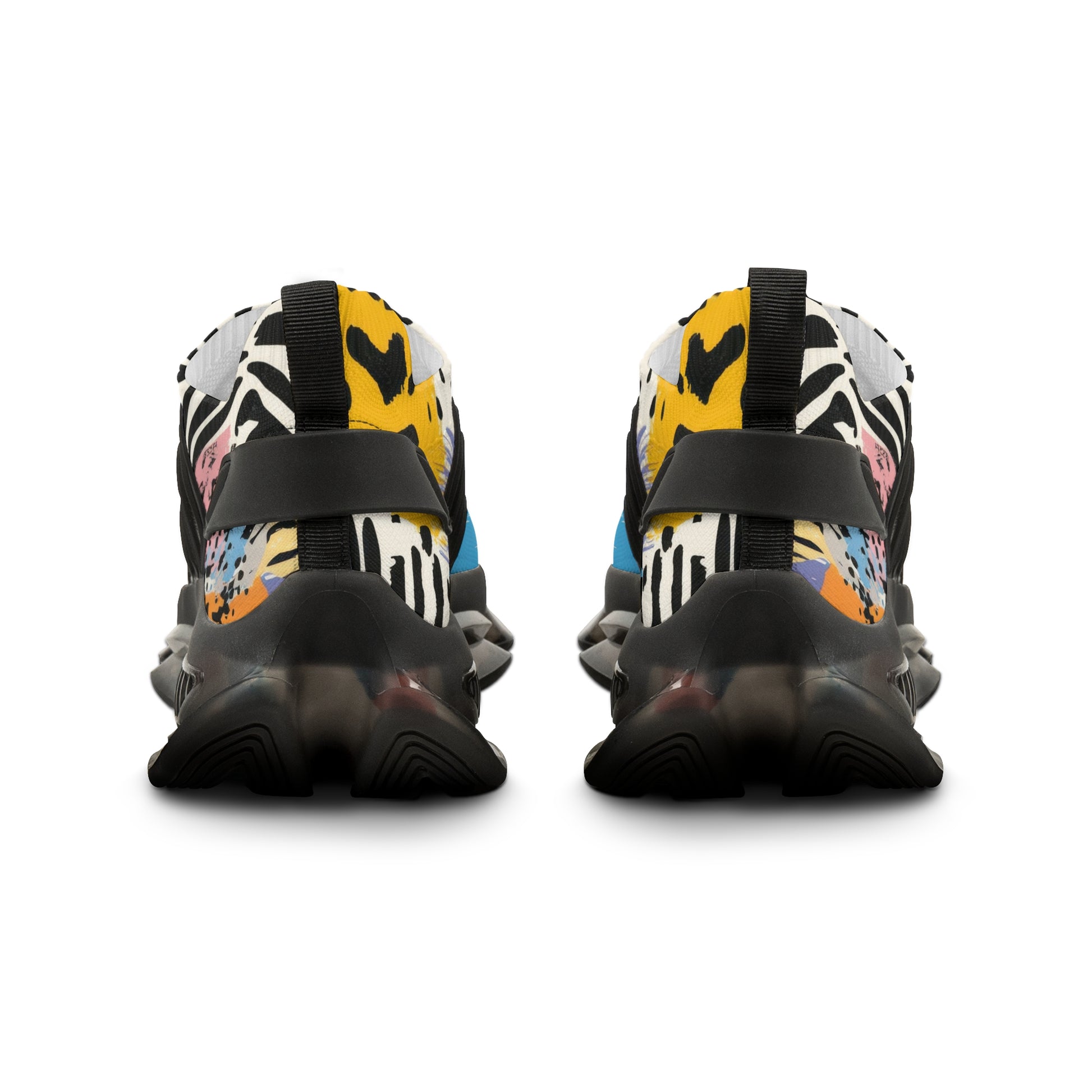 Rae Zebra Rhapsody II Men's Mesh Sneakers, Artsulli - Art is Long, Life is Short, Shoes, , , , , , , 