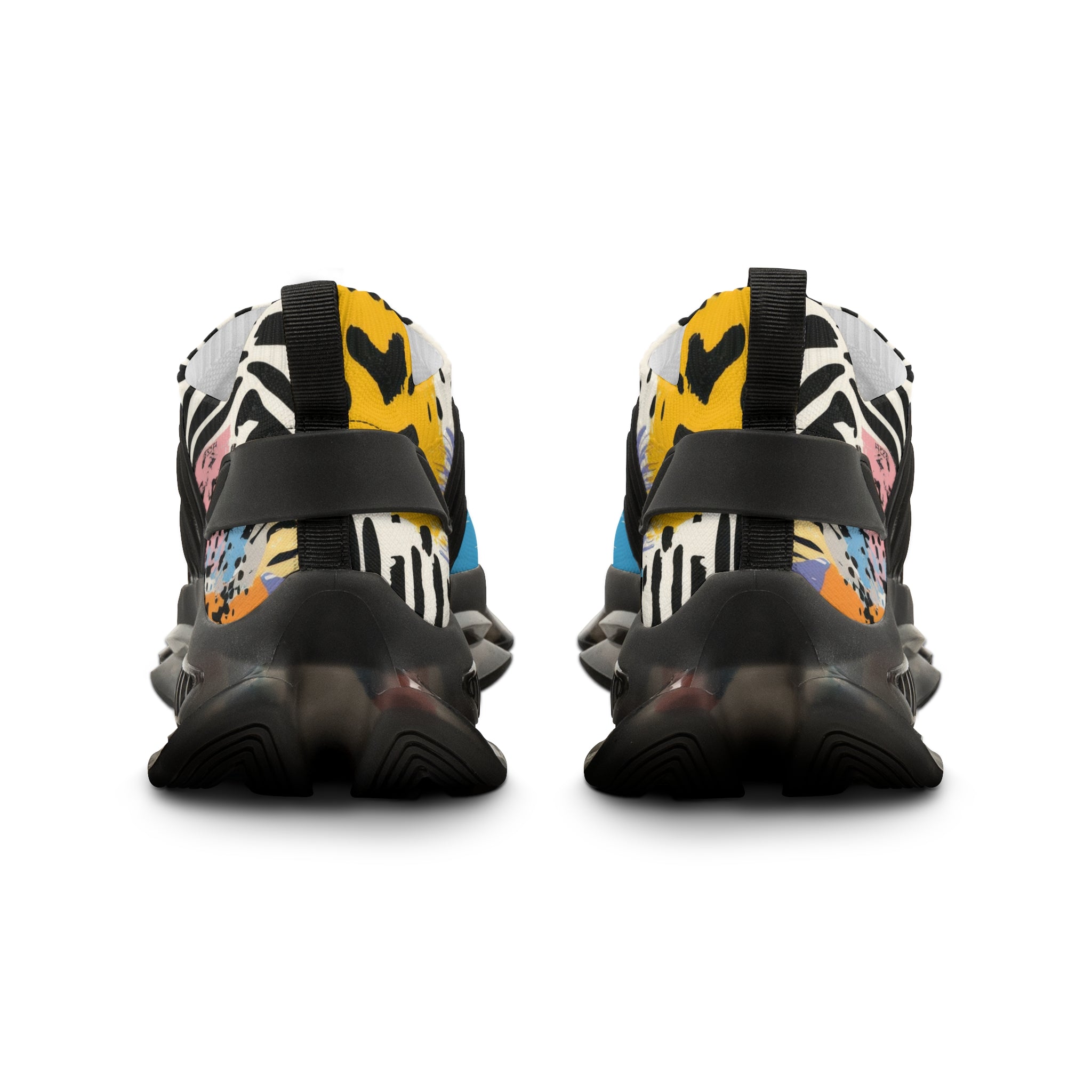 Rae Zebra Rhapsody II Men's Mesh Sneakers, Artsulli - Art is Long, Life is Short, Shoes, , , , , , , 