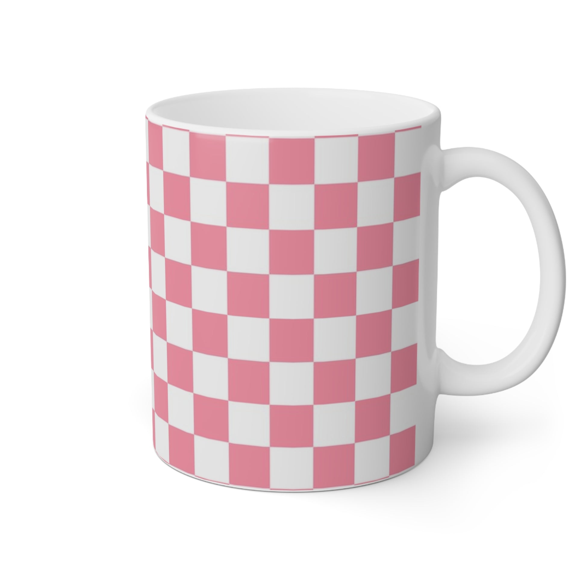 Brigandine Checkered Scene White Mug, 11oz, Artsulli - Art is Long, Life is Short, Mug, , , , , , , 