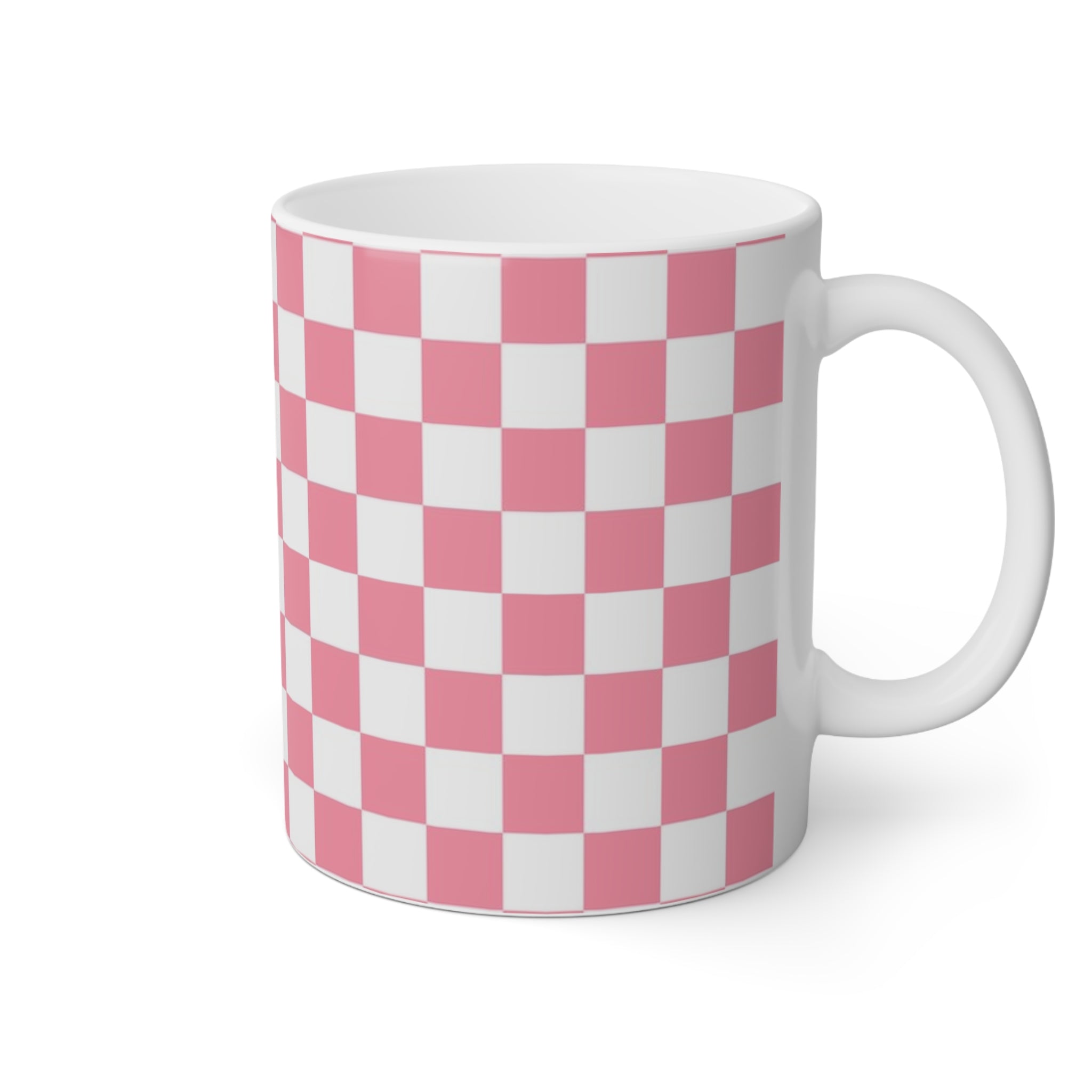 Brigandine Checkered Scene White Mug, 11oz, Artsulli - Art is Long, Life is Short, Mug, , , , , , , 