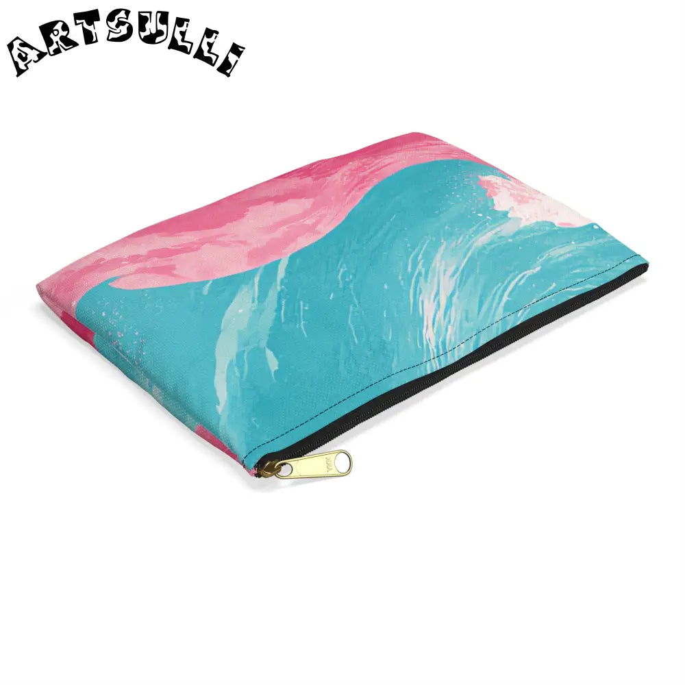 JAKKOUTTHEBXX The Great Pastelwave Pink and Blue Accessory Pouch