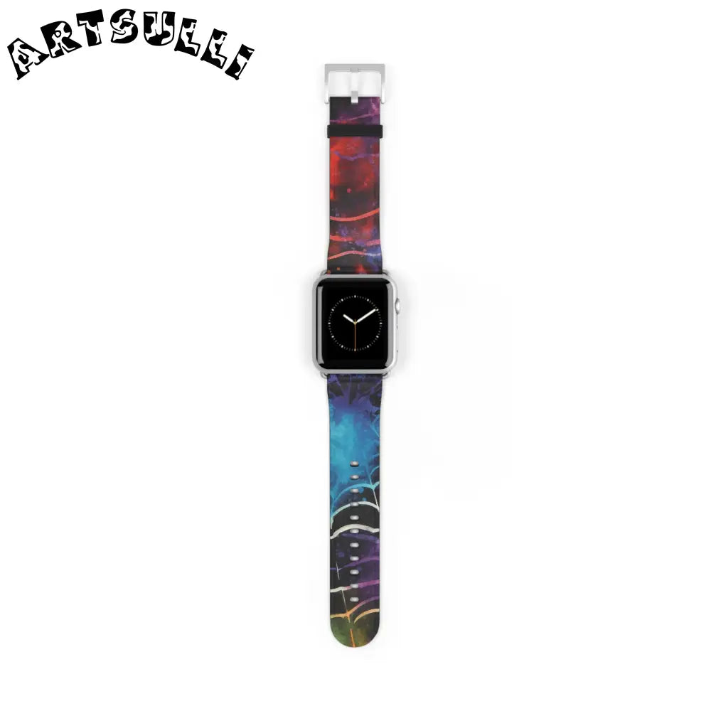 JAKKOUTTHEBXX Spider Web Faux Leather Watch Band 2025
