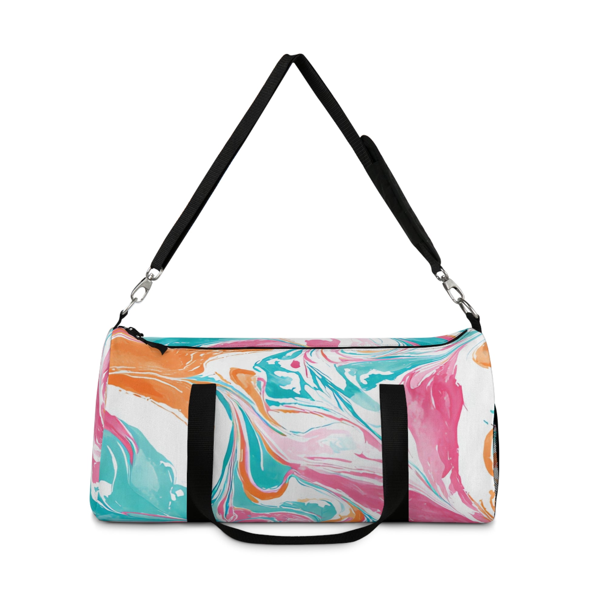 Liquid Pastel Spill Multi-Color Duffel Bag, Artsulli - Art is Long, Life is Short, Bags, , , , , , , 