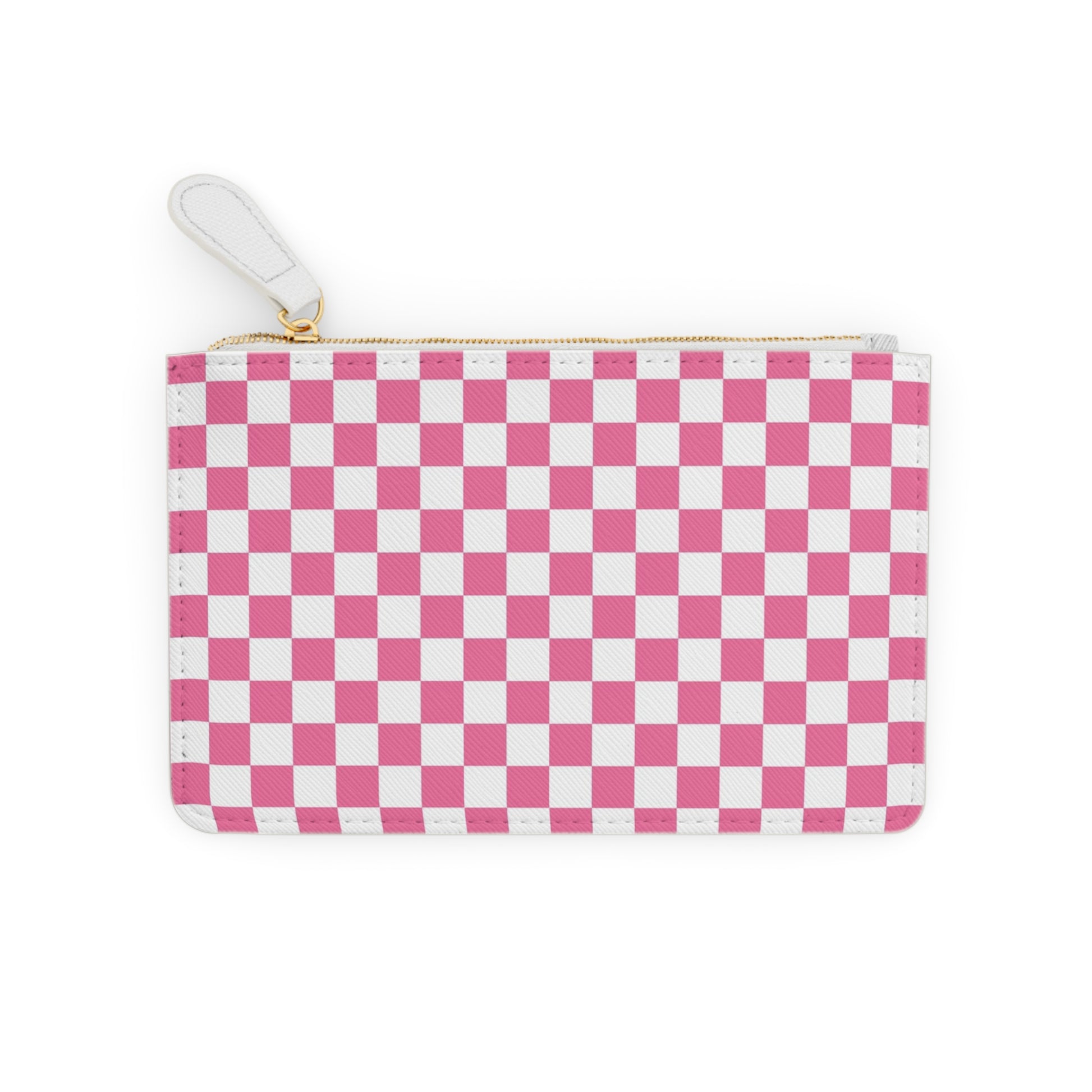 Yuyushiki Pink Check Mini Clutch Bag, Artsulli - Art is Long, Life is Short, Bags, , , , , , , 