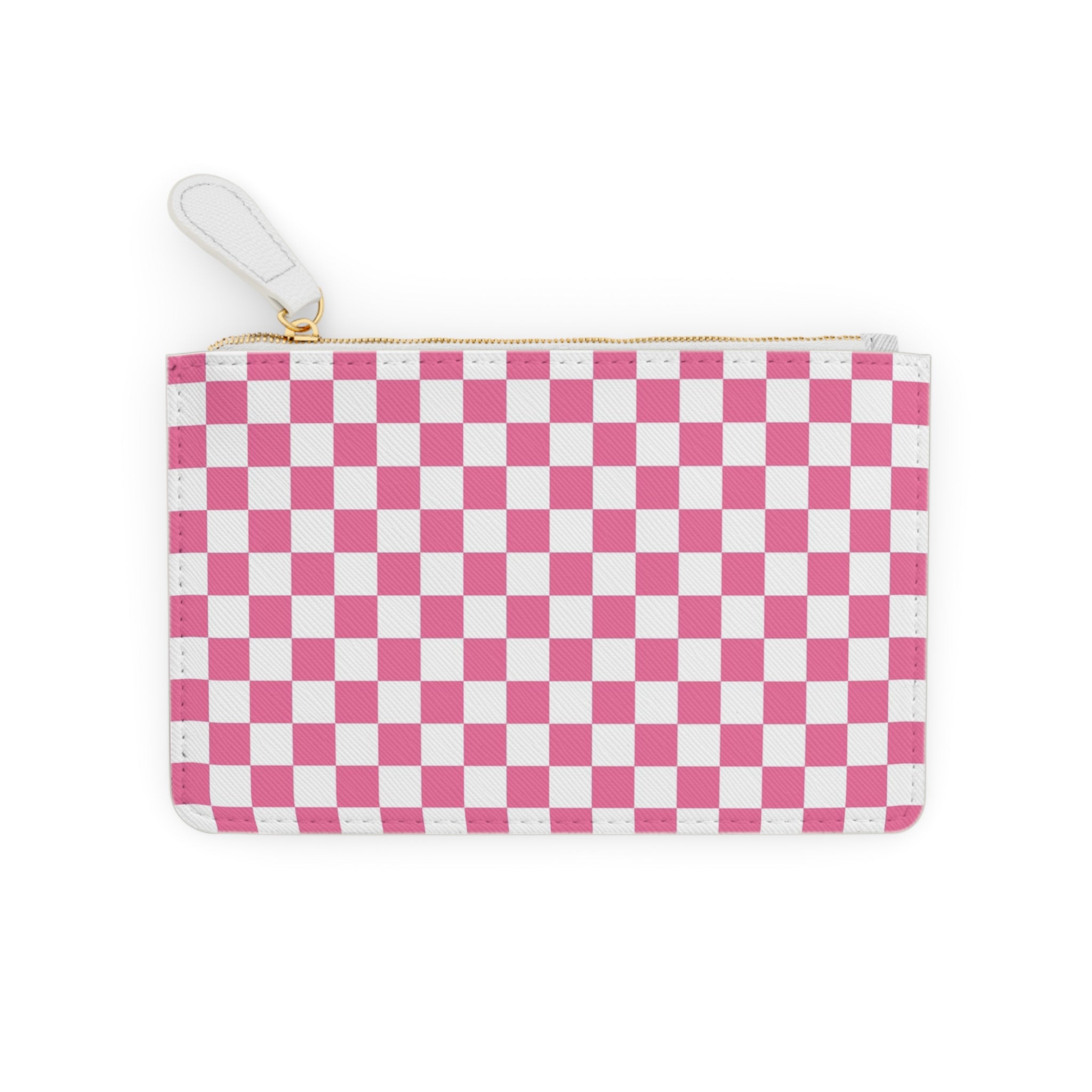 Yuyushiki Pink Check Mini Clutch Bag, Artsulli - Art is Long, Life is Short, Bags, , , , , , , 