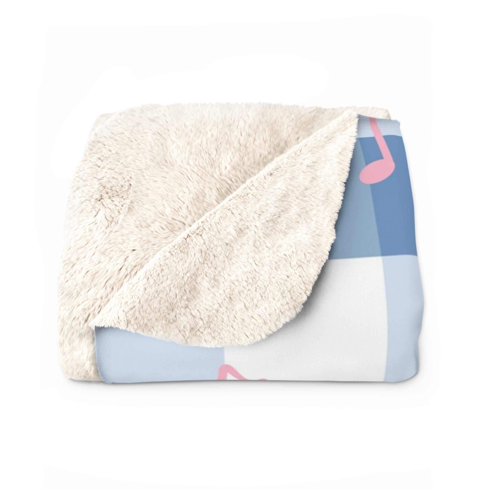 Music Shark Sherpa Fleece Blanket, Artsulli - Art is Long, Life is Short, Home Decor, , , , , , , 