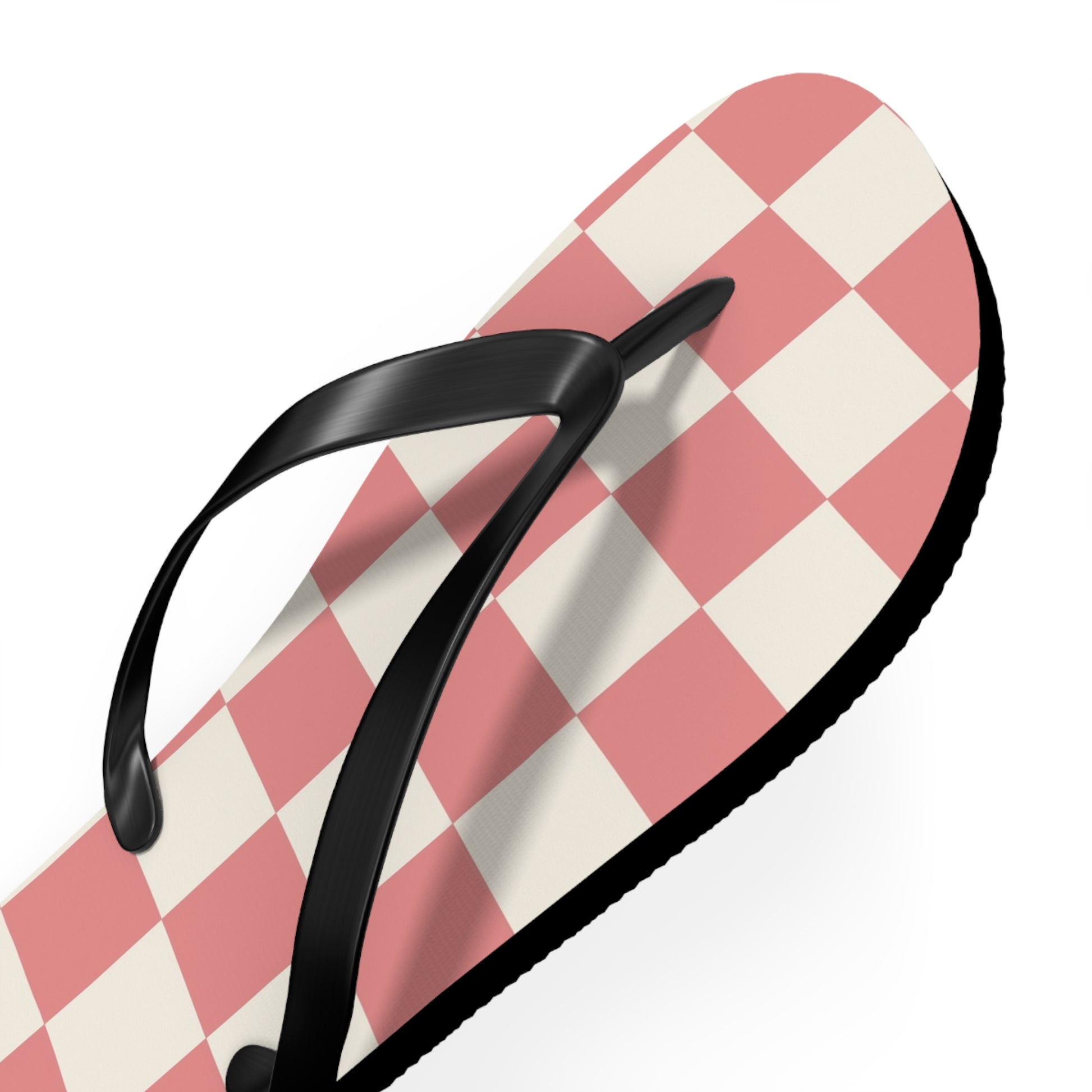 Retro Checkered Grassland Sprites Flip Flops, Artsulli - Art is Long, Life is Short, Shoes, , , , , , , 