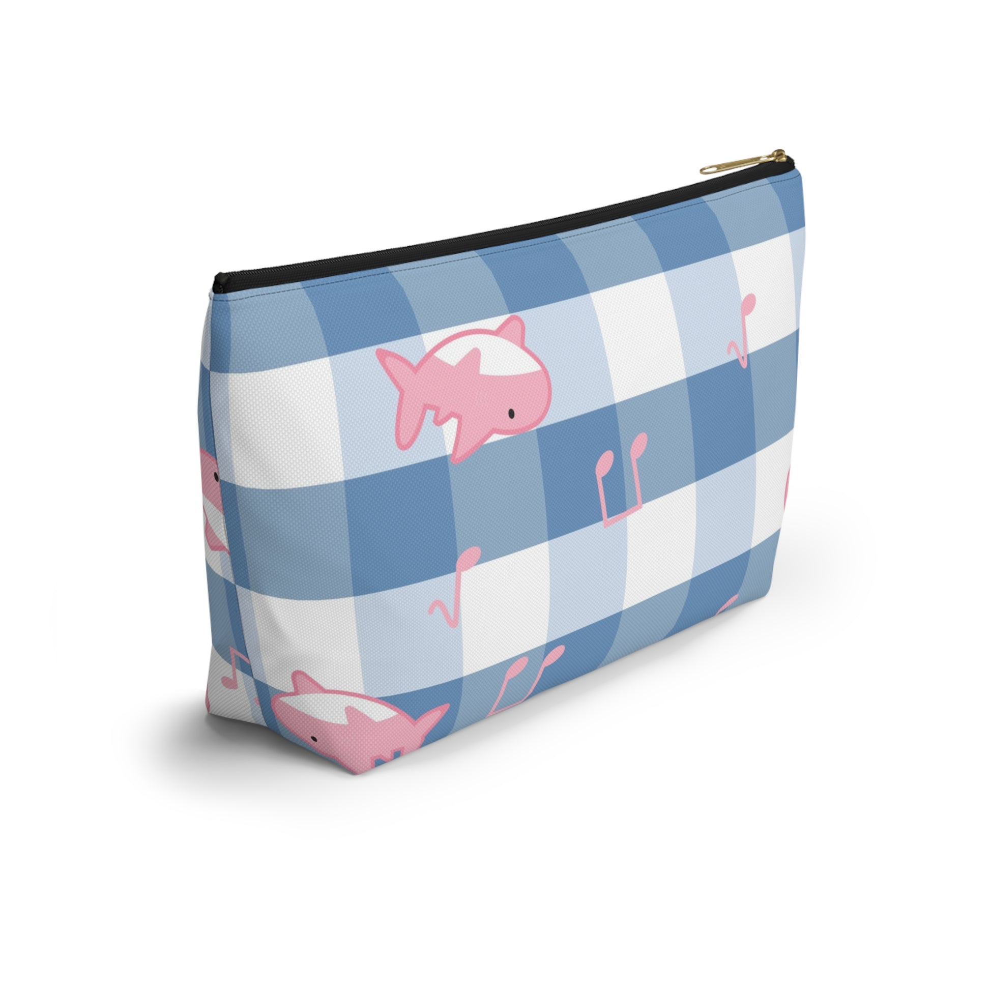 Music Shark II Accessory Pouch w T-bottom, Artsulli - Art is Long, Life is Short, Bags, , , , , , , 