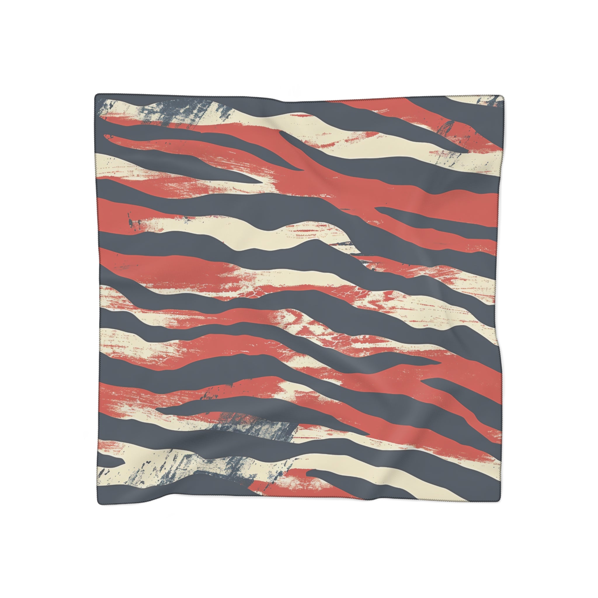 Camo Tiger Stripes Poly Scarf, Artsulli - Art is Long, Life is Short, Accessories, Color, Poly voile, Size, 25" × 25", , , 17832021559643