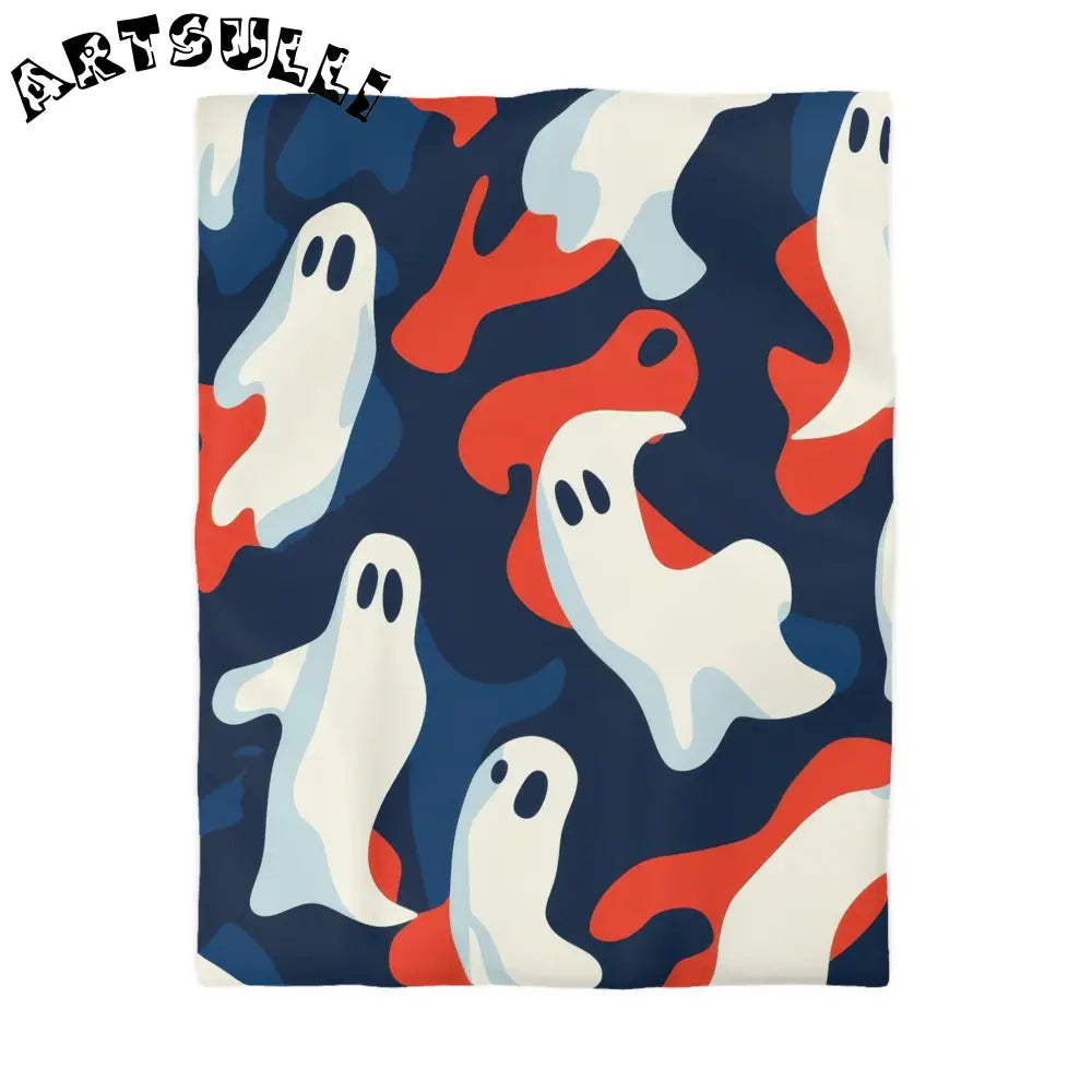 JAKKOUTTHEBXX Camo Ghosts Microfiber Duvet Cover JAKKOUTTHEBXX