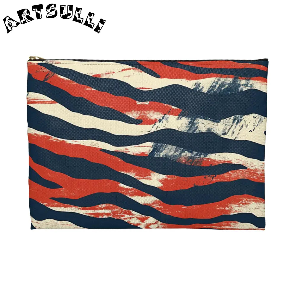 JAKKOUTTHEBXX Capricious Tiger Wave Accessory Pouch JAKKOUTTHEBXX