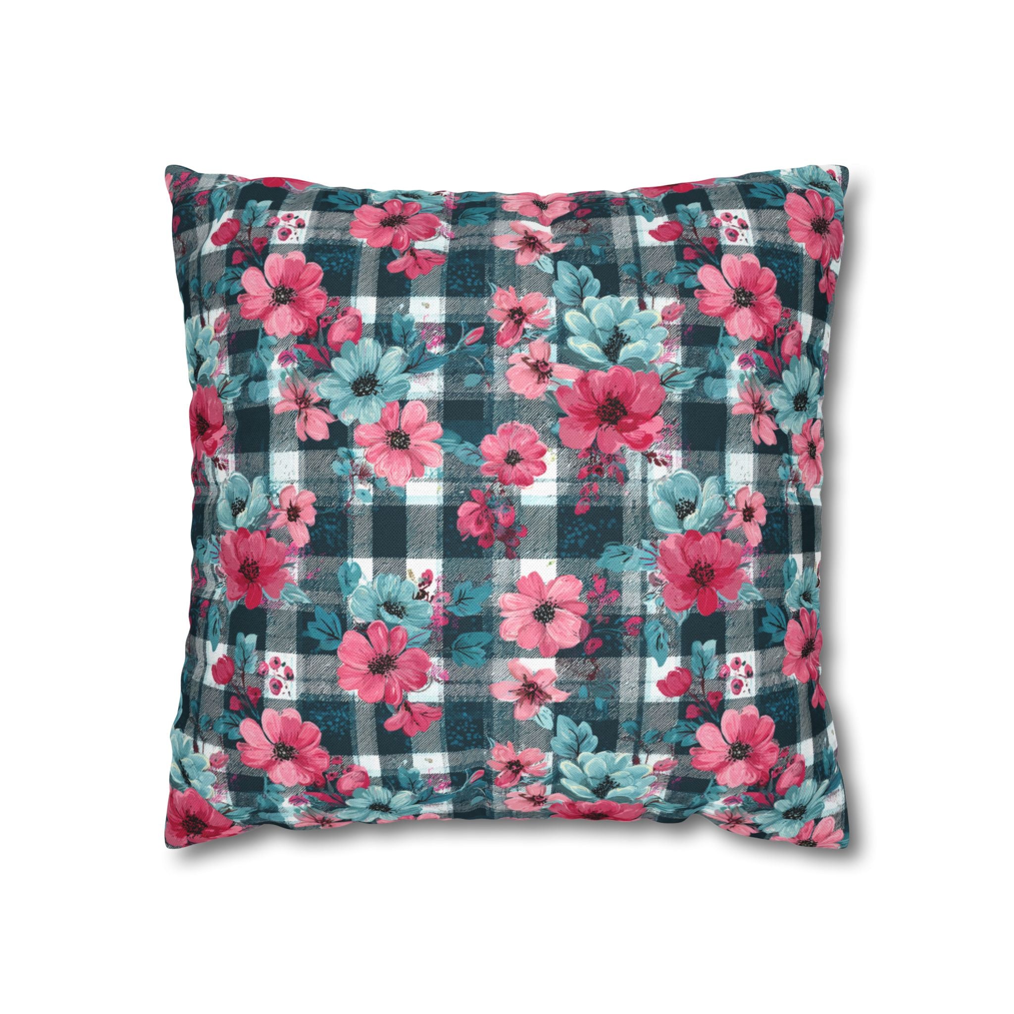 Spun Polyester Square Pillowcase