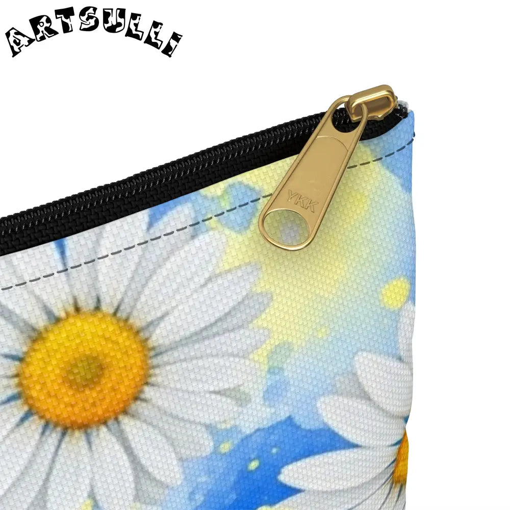 JAKKOUTTHEBXX Daisies Accessory Pouch JAKKOUTTHEBXX Artsulli - Art