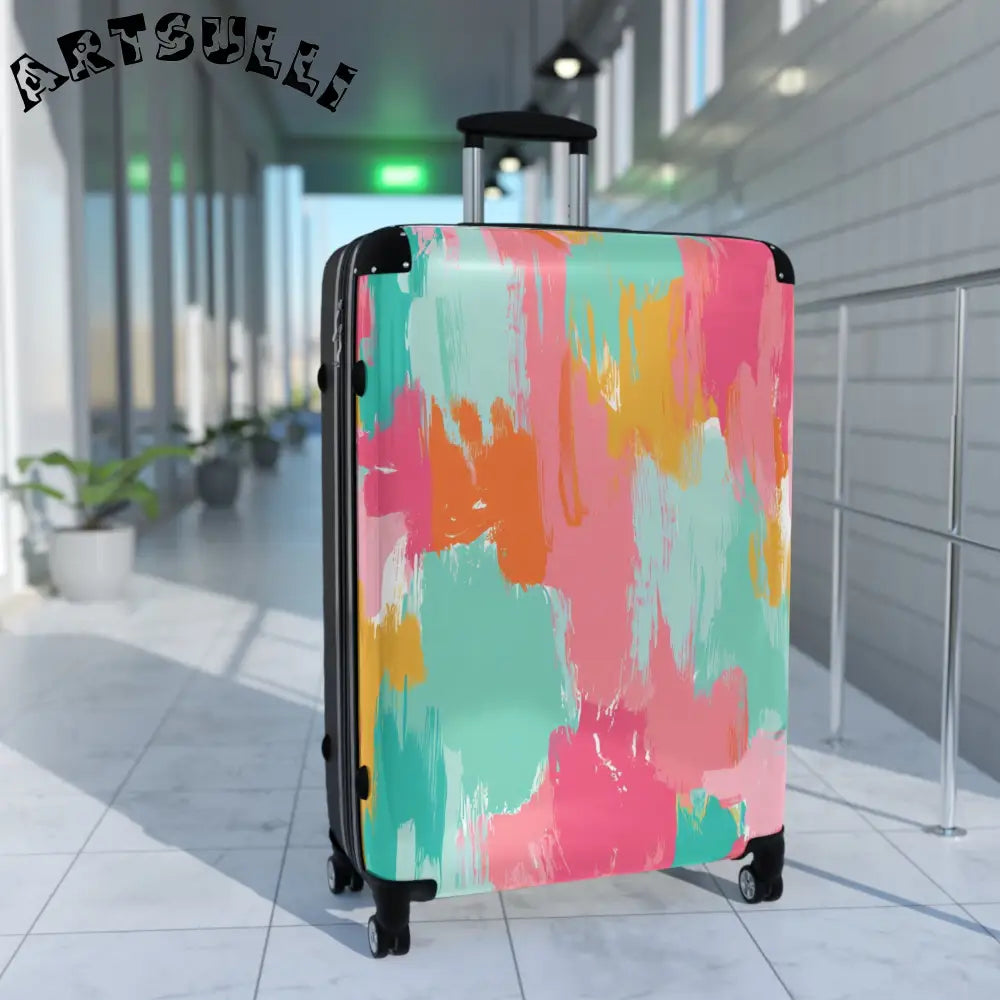 JAKKOUTTHEBXX Preppy Pixel Bloom Suitcase JAKKOUTTHEBXX Artsulli