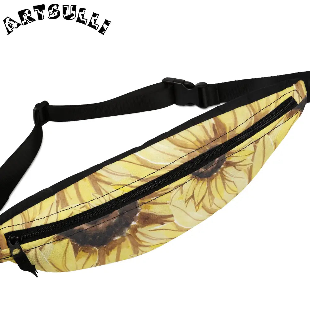 JAKKOUTTHEBXX Retro Anime Sunflower Fanny Pack JAKKOUTTHEBXX