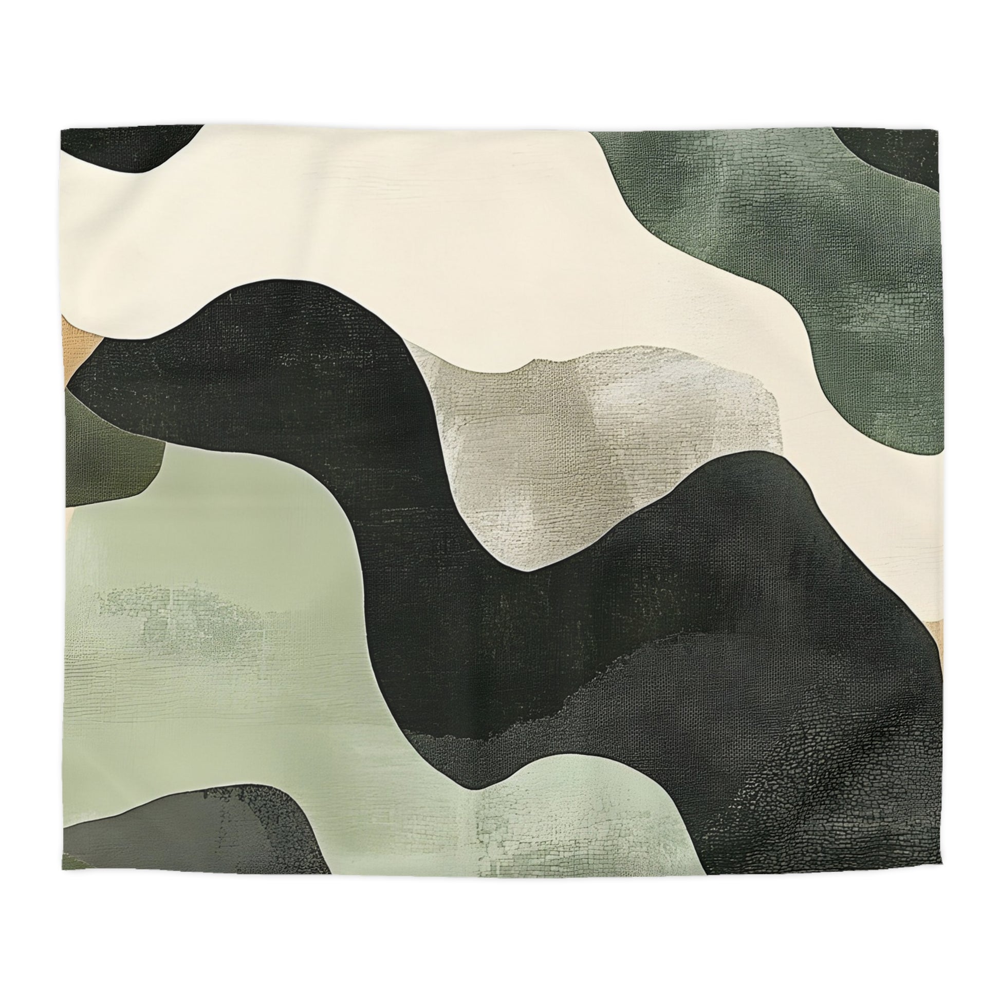 Camo Art Microfiber Duvet Cover, Artsulli - Art is Long, Life is Short, Home Decor, Size, King, Color, White, , , 13400425504991