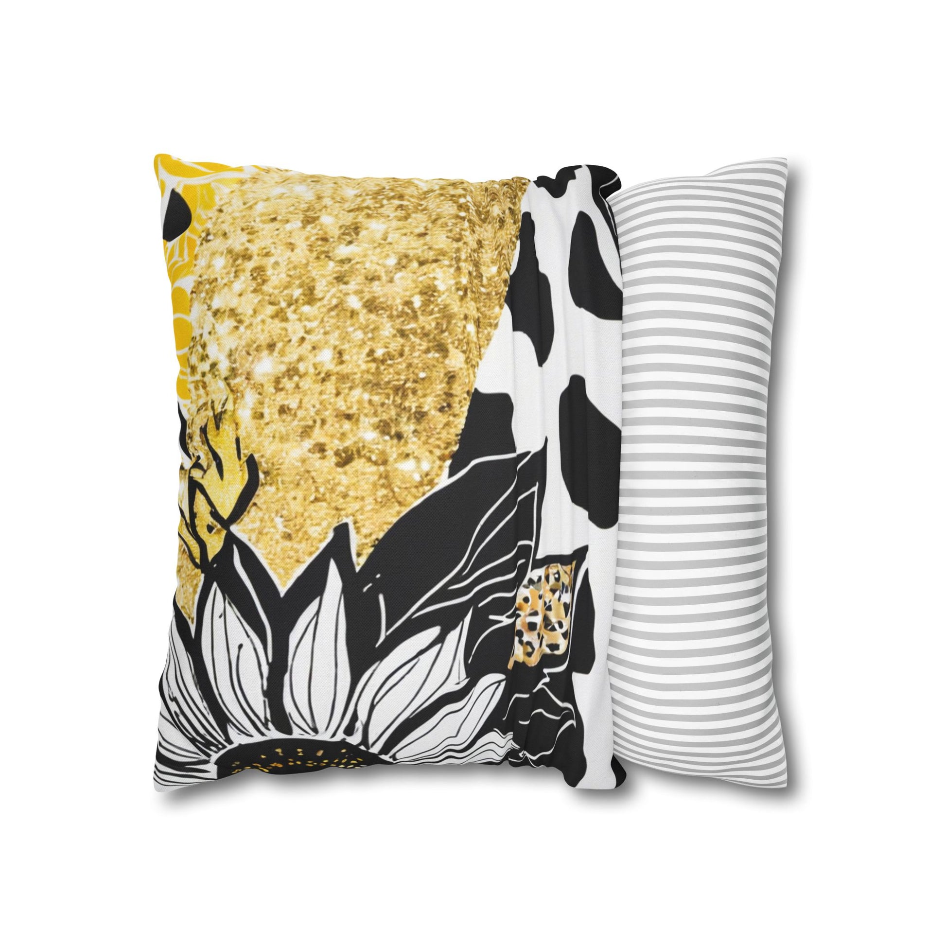 Spun Polyester Square Pillowcase, Artsulli - Art is Long, Life is Short, Home Decor, , , , , , , 