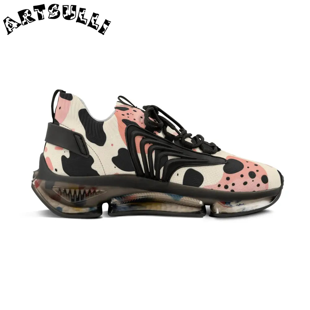 JAKKOUTTHEBXX Pink Black Spotted Mesh Sneakers 2025
