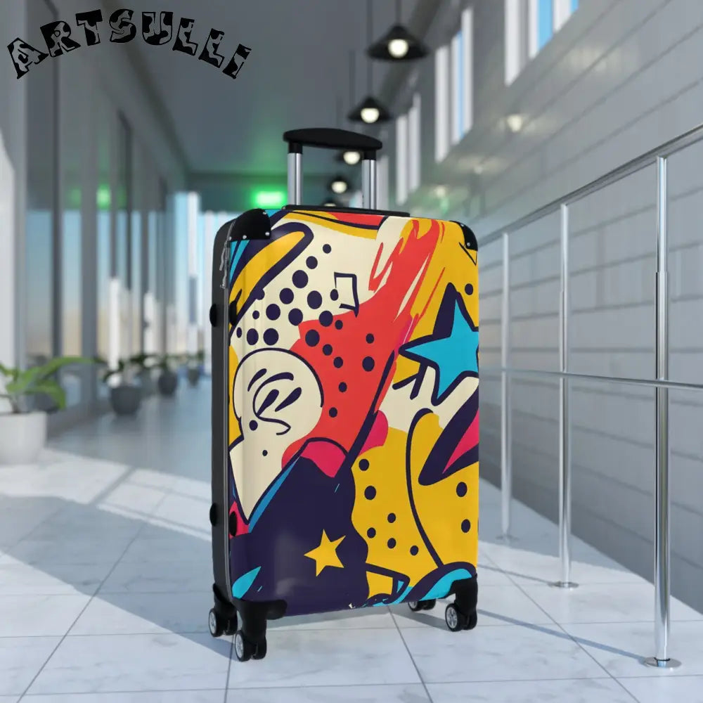 JAKKOUTTHEBXX Comic x Pop Art Suitcase JAKKOUTTHEBXX Artsulli - Art