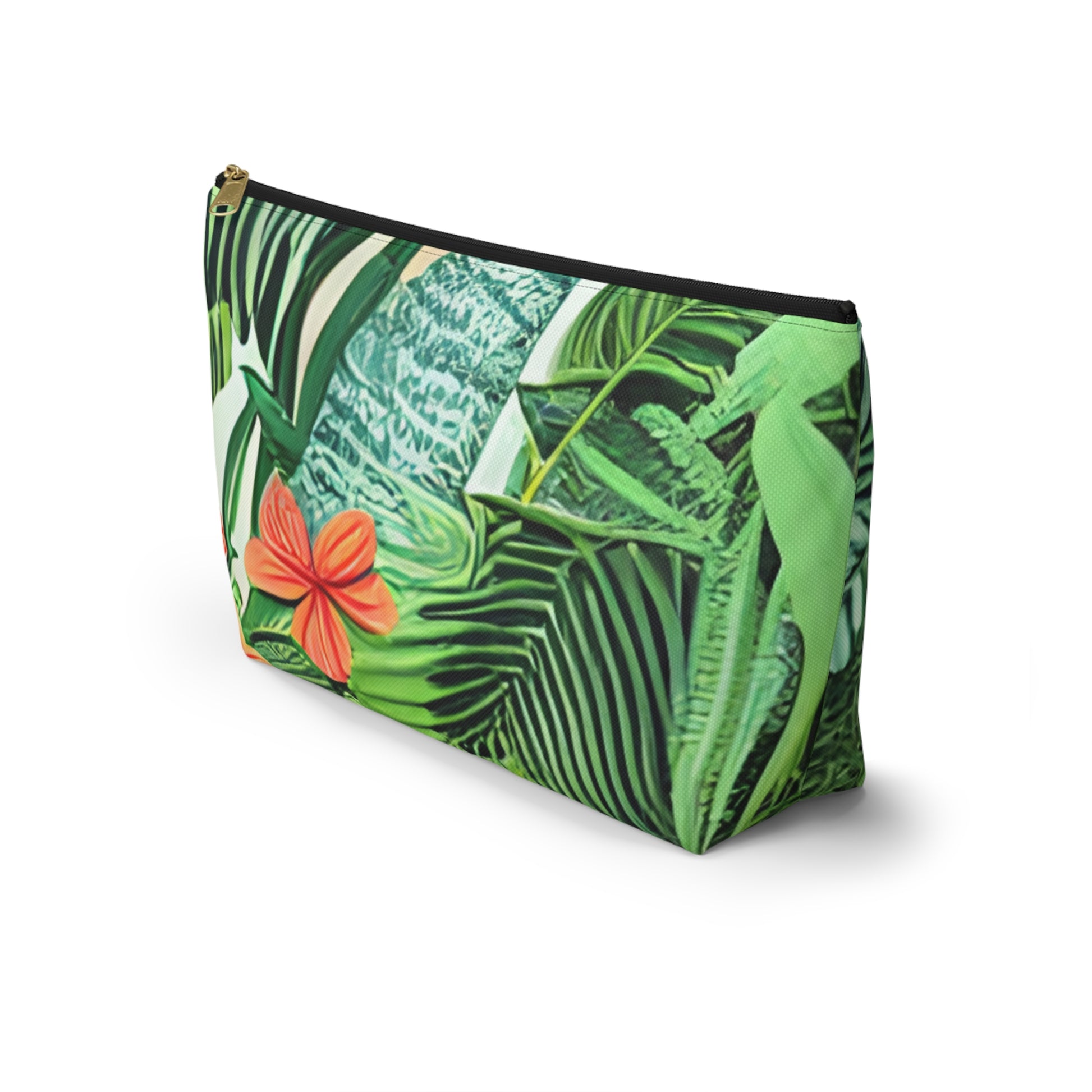 Jungle Zebra Art Accessory Pouch w T-bottom, Artsulli - Art is Long, Life is Short, Bags, , , , , , , 