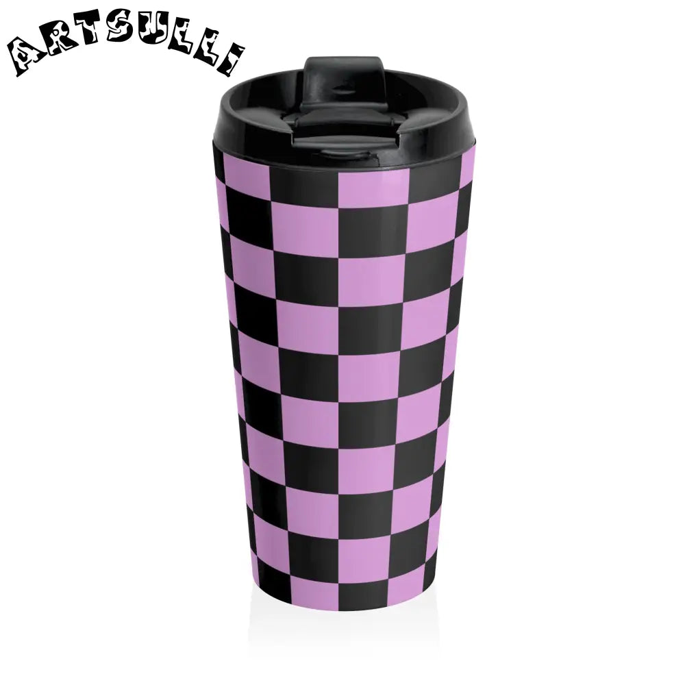 JAKKOUTTHEBXX Pixel Punk Vision Stainless Steel Travel Mug