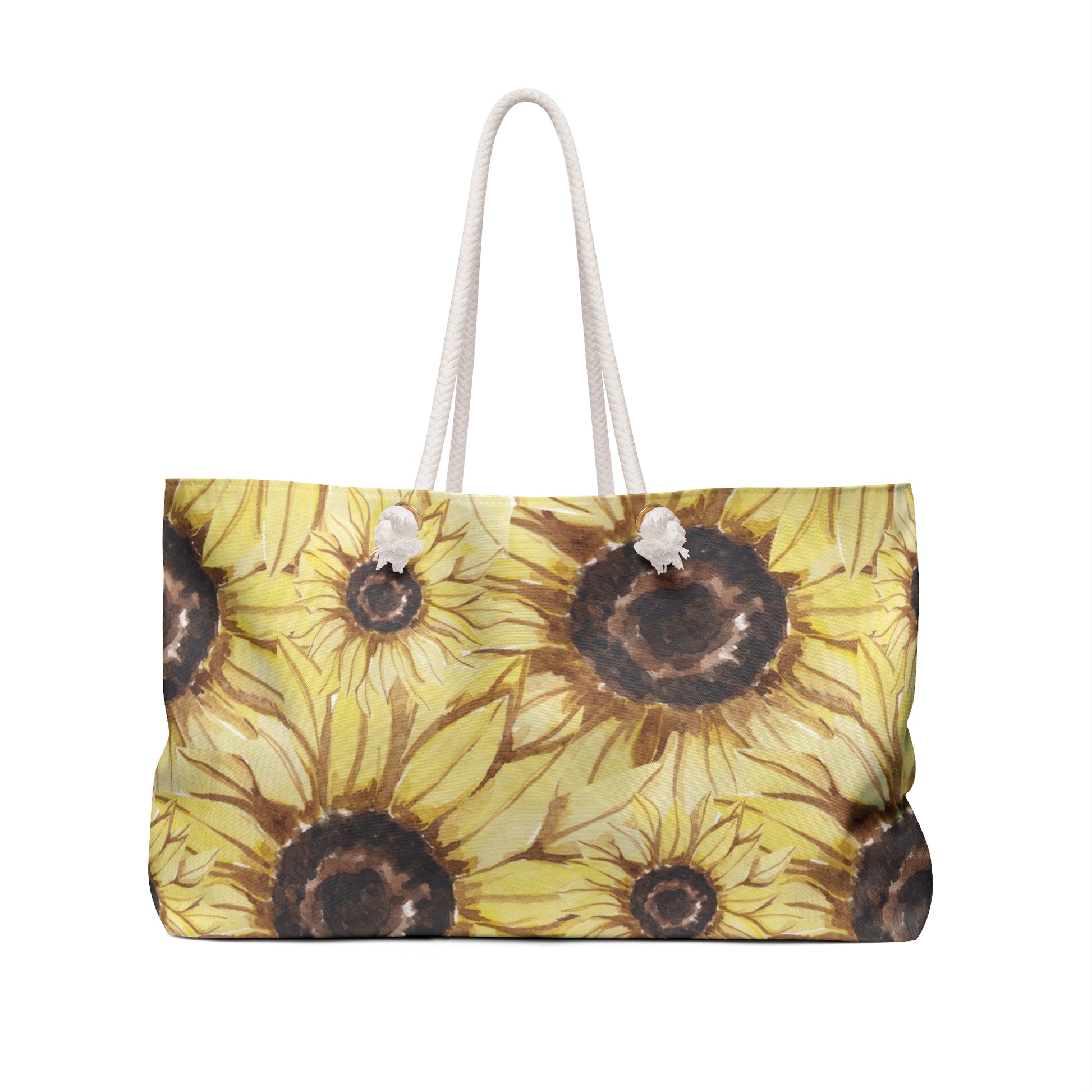 Retro Anime Sunflower Weekender Bag, Artsulli - Art is Long, Life is Short, Bags, , , , , , , 