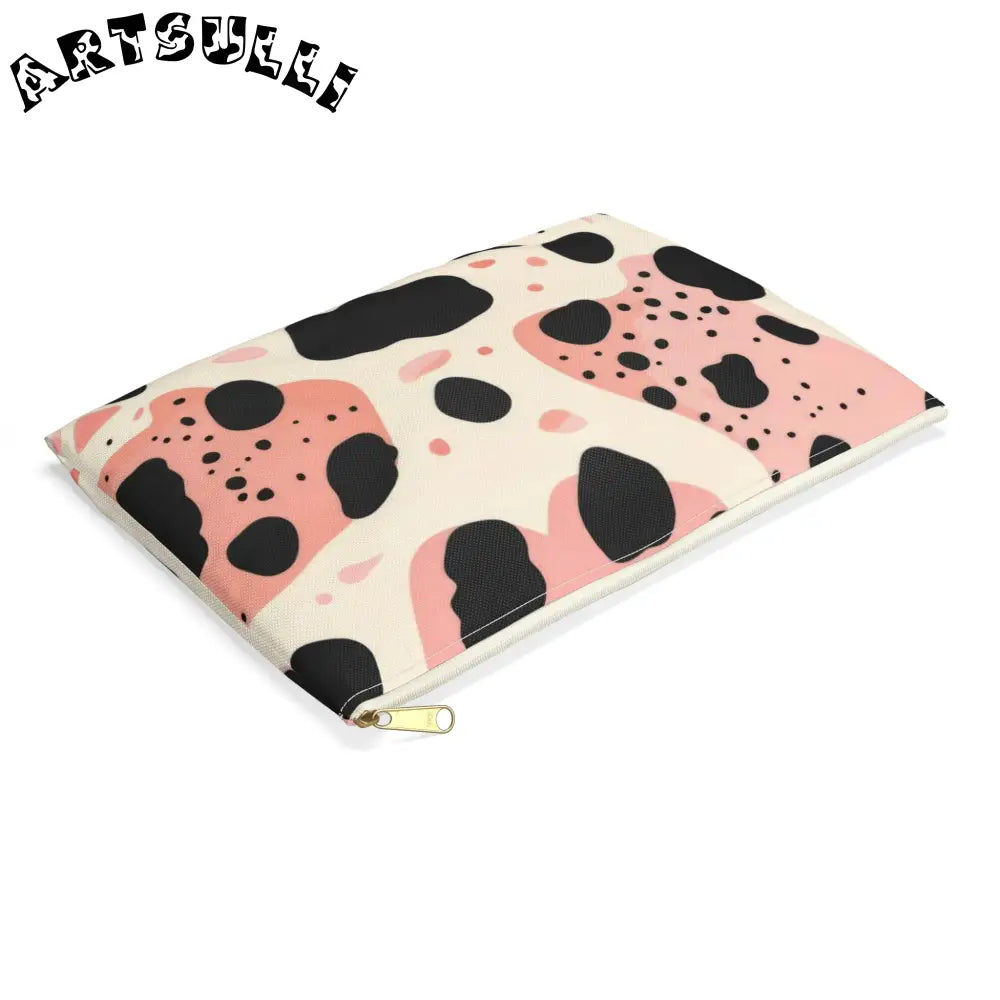 JAKKOUTTHEBXX Pink Cow Print Pencil Cases 2025