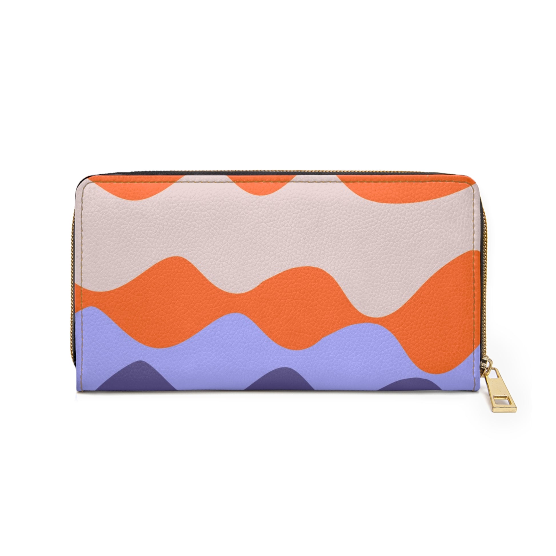 Waves Red and Blue Zipper Wallet, Artsulli - Art is Long, Life is Short, Accessories, , , , , , , 