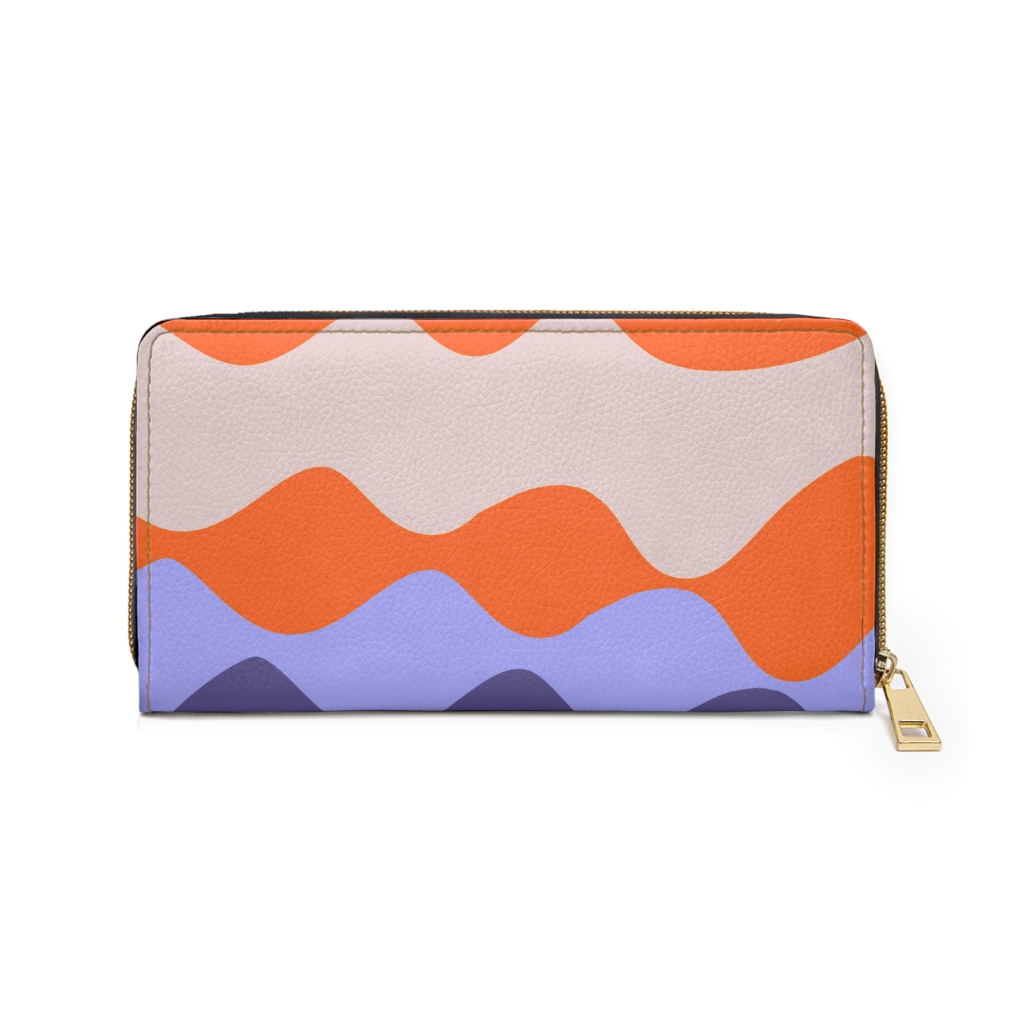 Waves Red and Blue Zipper Wallet, Artsulli - Art is Long, Life is Short, Accessories, , , , , , , 