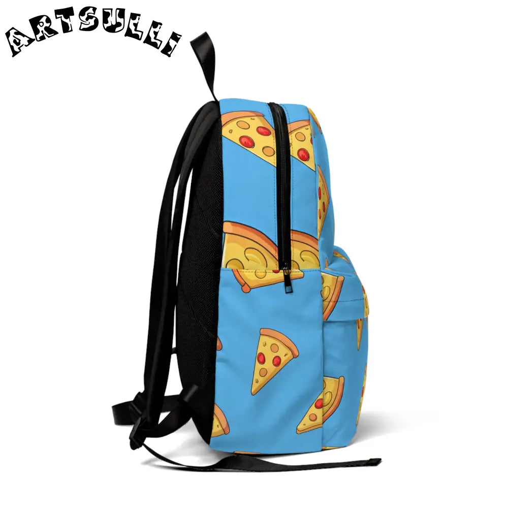 JAKKOUTTHEBXX Blue Pizza Dreamscape Unisex Classic Backpack