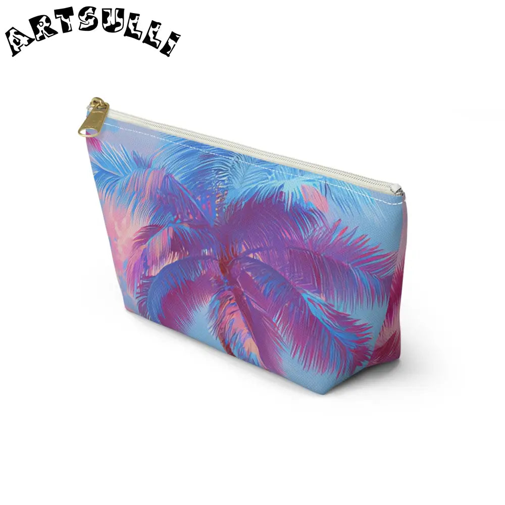 JAKKOUTTHEBXX Ethereal Pastel Palms Accessory Pouch w T-bottom