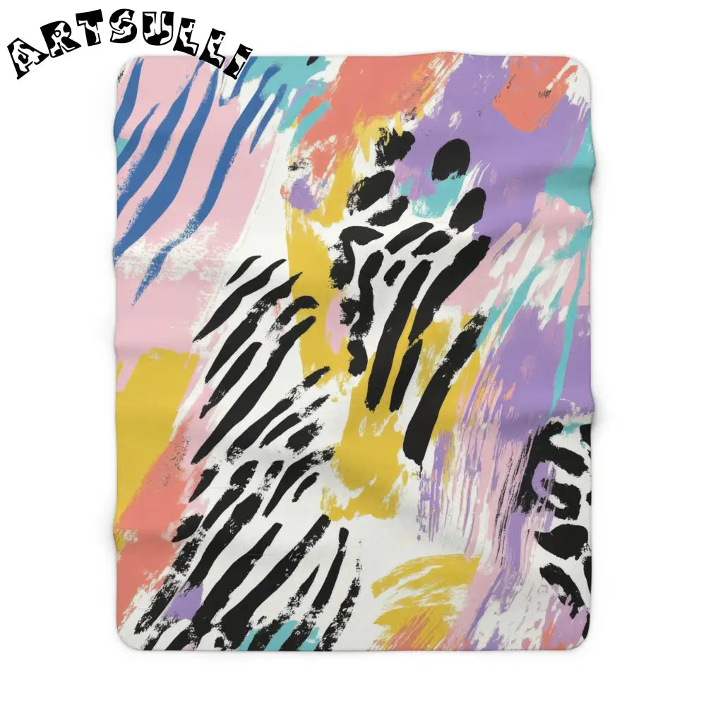 JAKKOUTTHEBXX Wild Zebra Stripes x Paint Brush Strokes Multi-Color