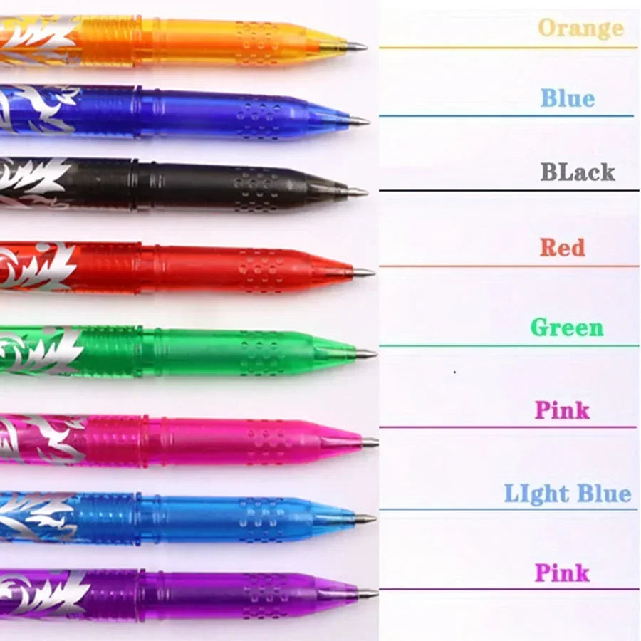 Buy The Best By Artsulli - Art is Long Life Short - 6 Pcs Multi-color Erasable Gel Pen Student Writing Creative Drawing Tools Office School