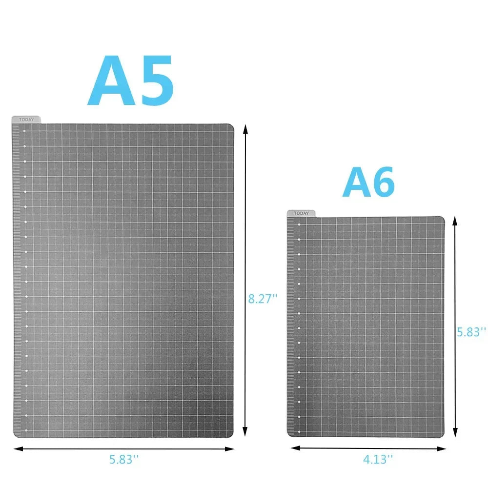 Buy The Best By Artsulli - Art is Long Life Short - Weeks Travelers Notebook A5 A6 Writing Mat Pad PVC Grid Sewing Cutting Mats Ruler Board