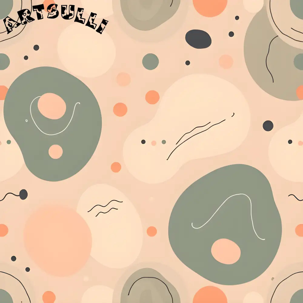 Artsy x Aesthetic x Dots x Shapes Multi-Color Illustration Pattern (Free PNG Download), Artsulli - Art is Long, Life is Short, Illustration Pattern, , , , , , , 