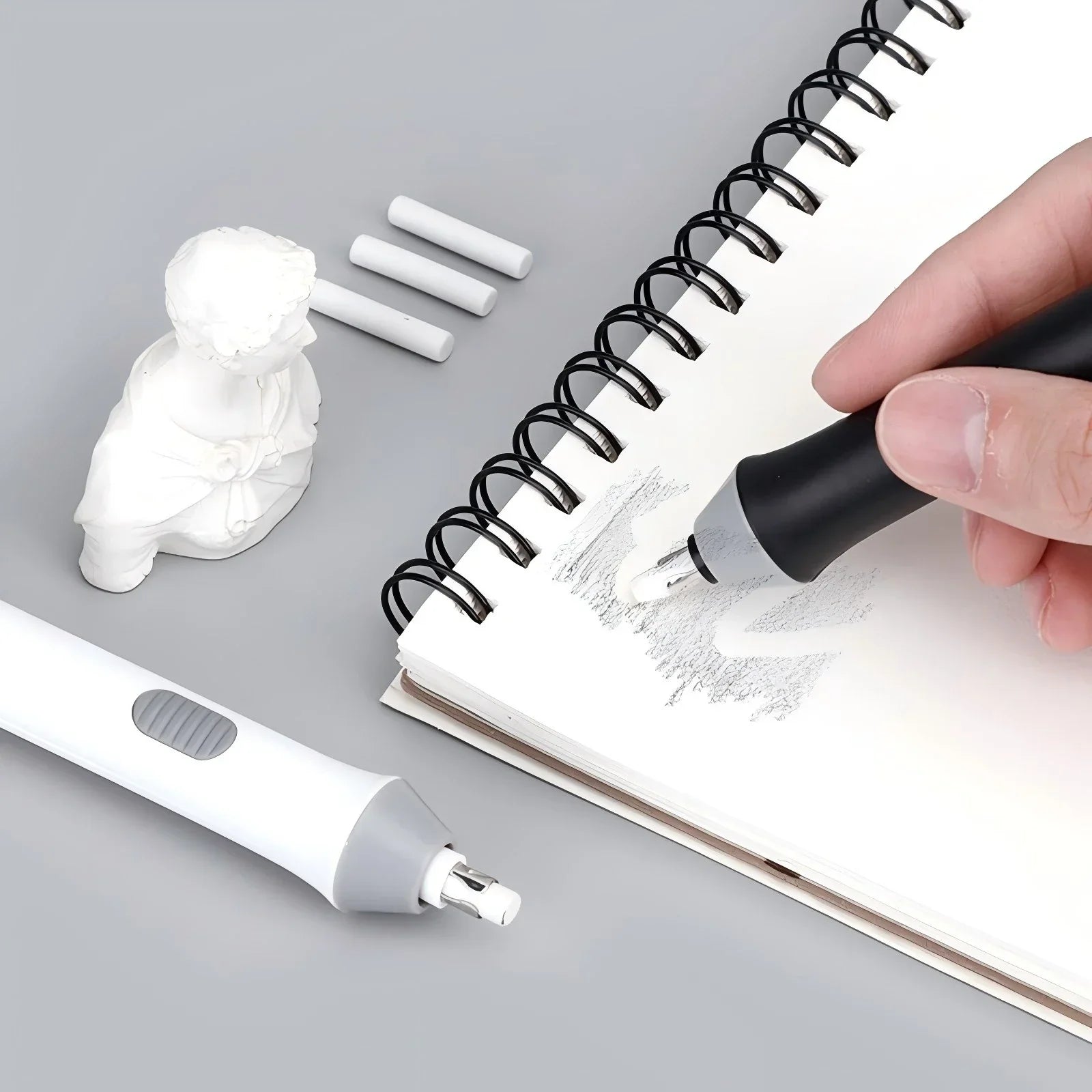 Buy The Best By Artsulli - Art is Long Life Short - Tenwin Adjustable Electric Rubber Eraser With Refills Battery Power For Sketch Drawing