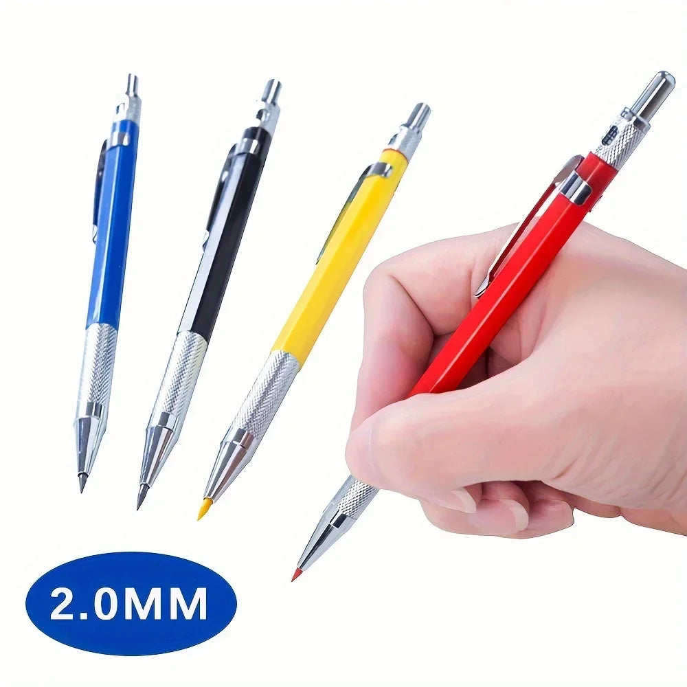 Buy The Best By Artsulli - Art is Long Life Short - 2.0MM Metal Mechanical Pencil Set with lead Drawing Design Automatic Special Student
